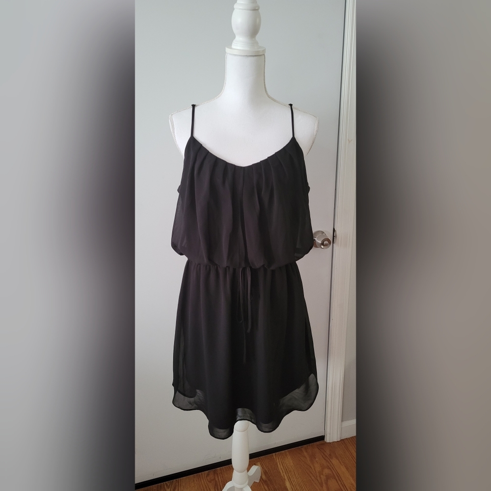 Woman's summer black dress